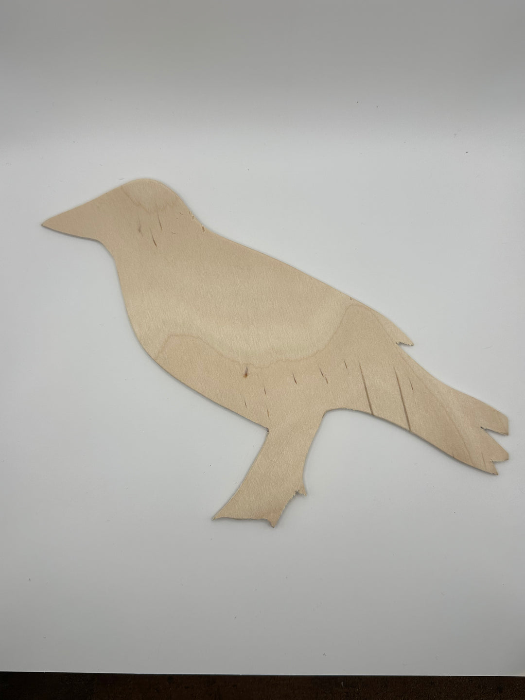 Vintage Wooden Raven