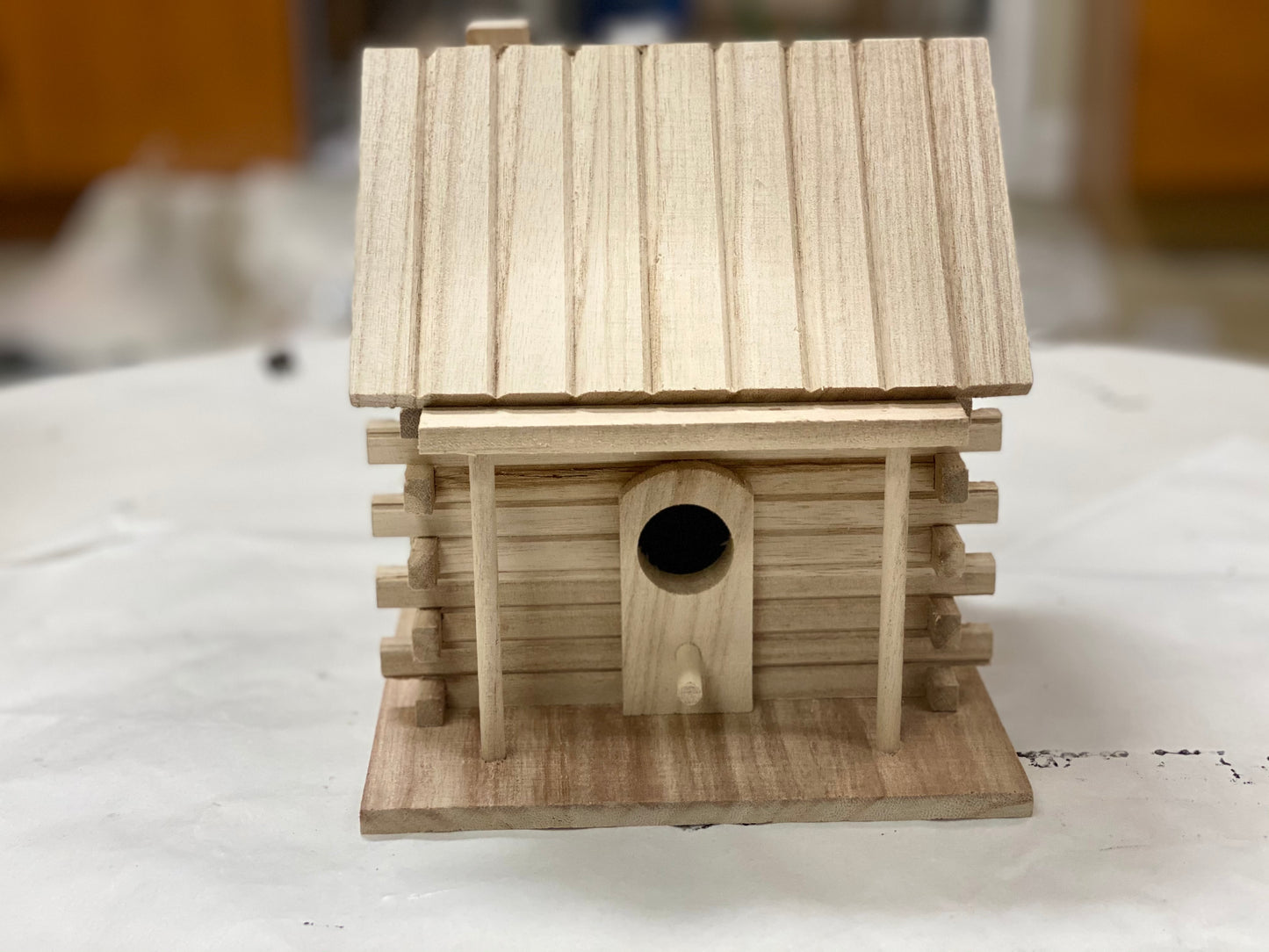 Paintable Raw Wood Birdhouses