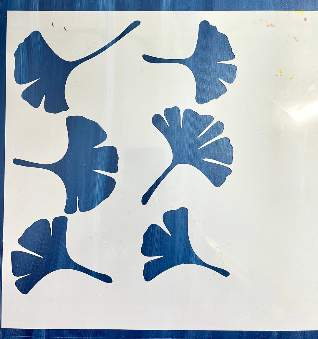 Ginkgo Leaf Stencil
