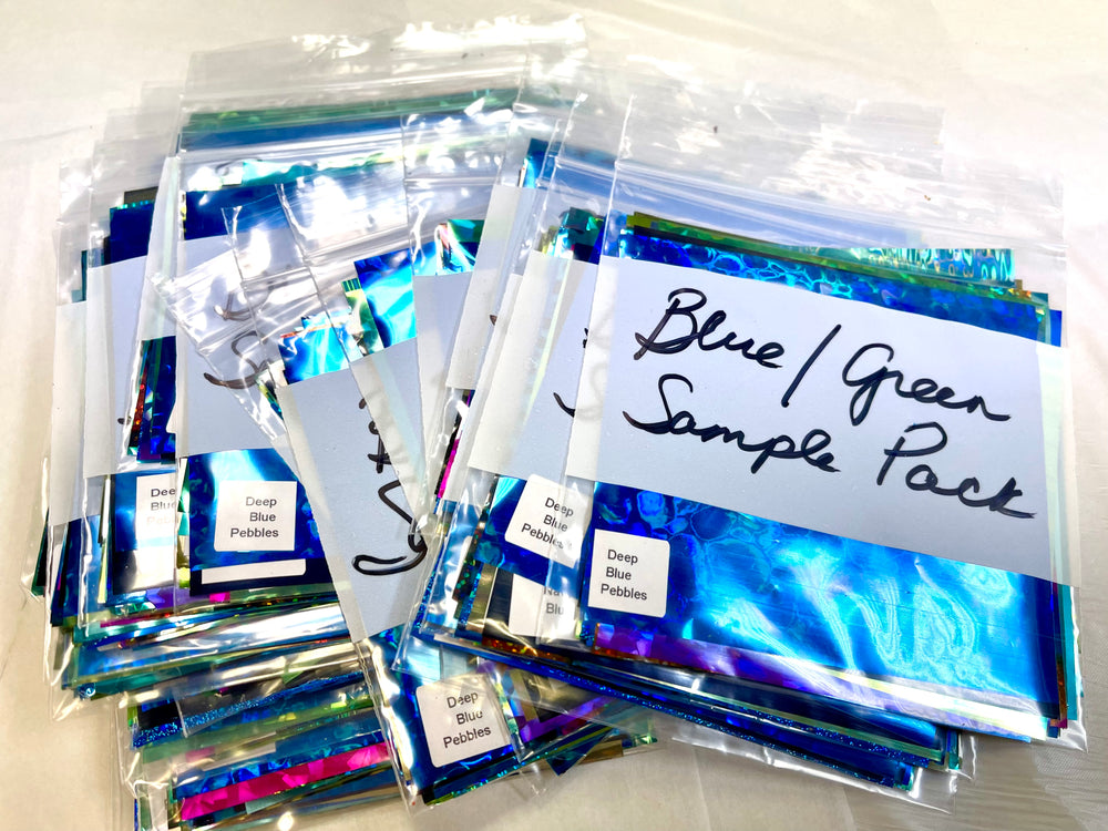 Blue/Green Foil Sample Pack