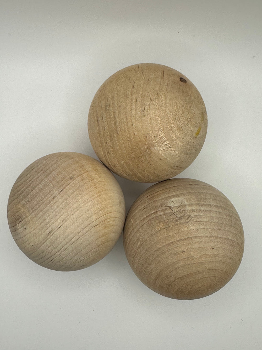 Vintage hardwood Spheres