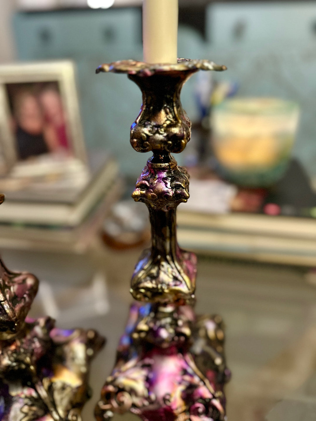 Pair - Stunning Gothic-Style Candle Sticks