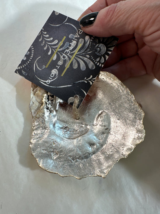 Round Oyster Shell Incense Holder