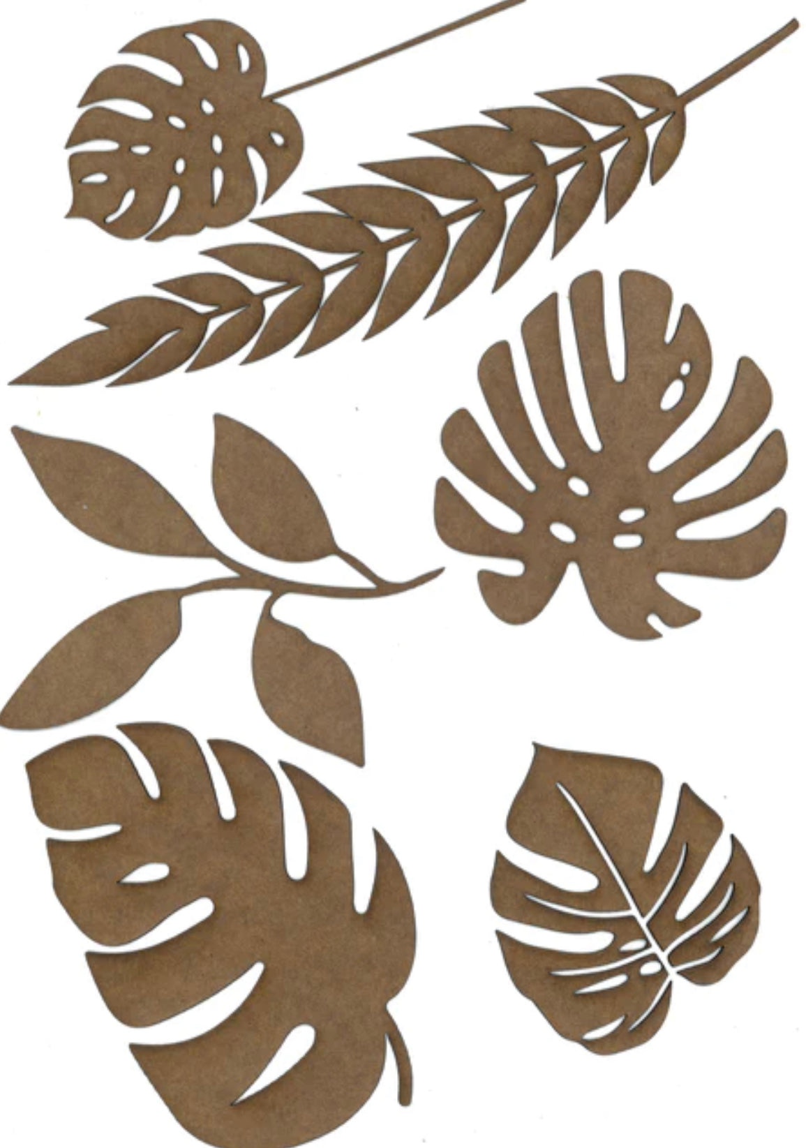 Tropical Leaf Pack - 25 Pieces