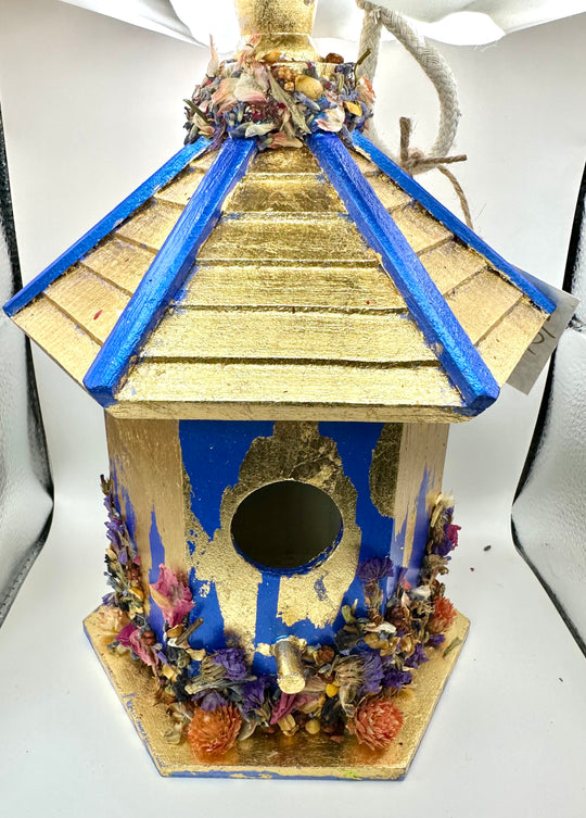 Gilded Pagoda Style Birdhouse