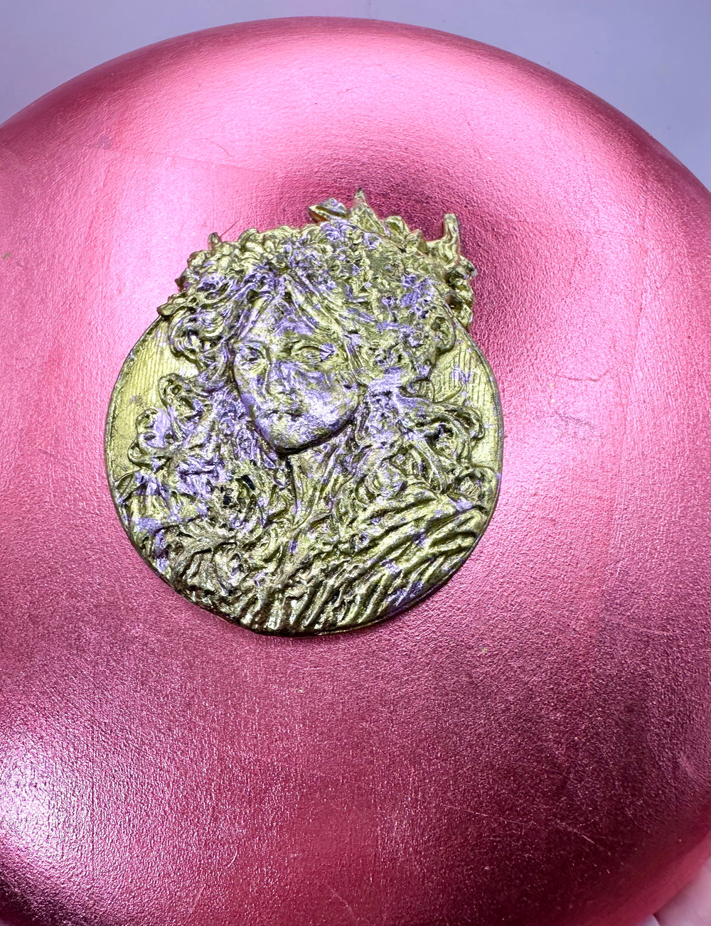 Pink Floral Medallion Box