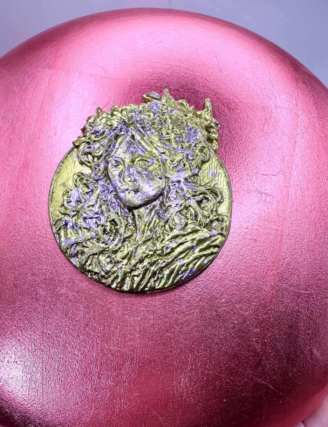 Pink Floral Medallion Box