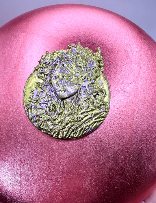 Pink Floral Medallion Box