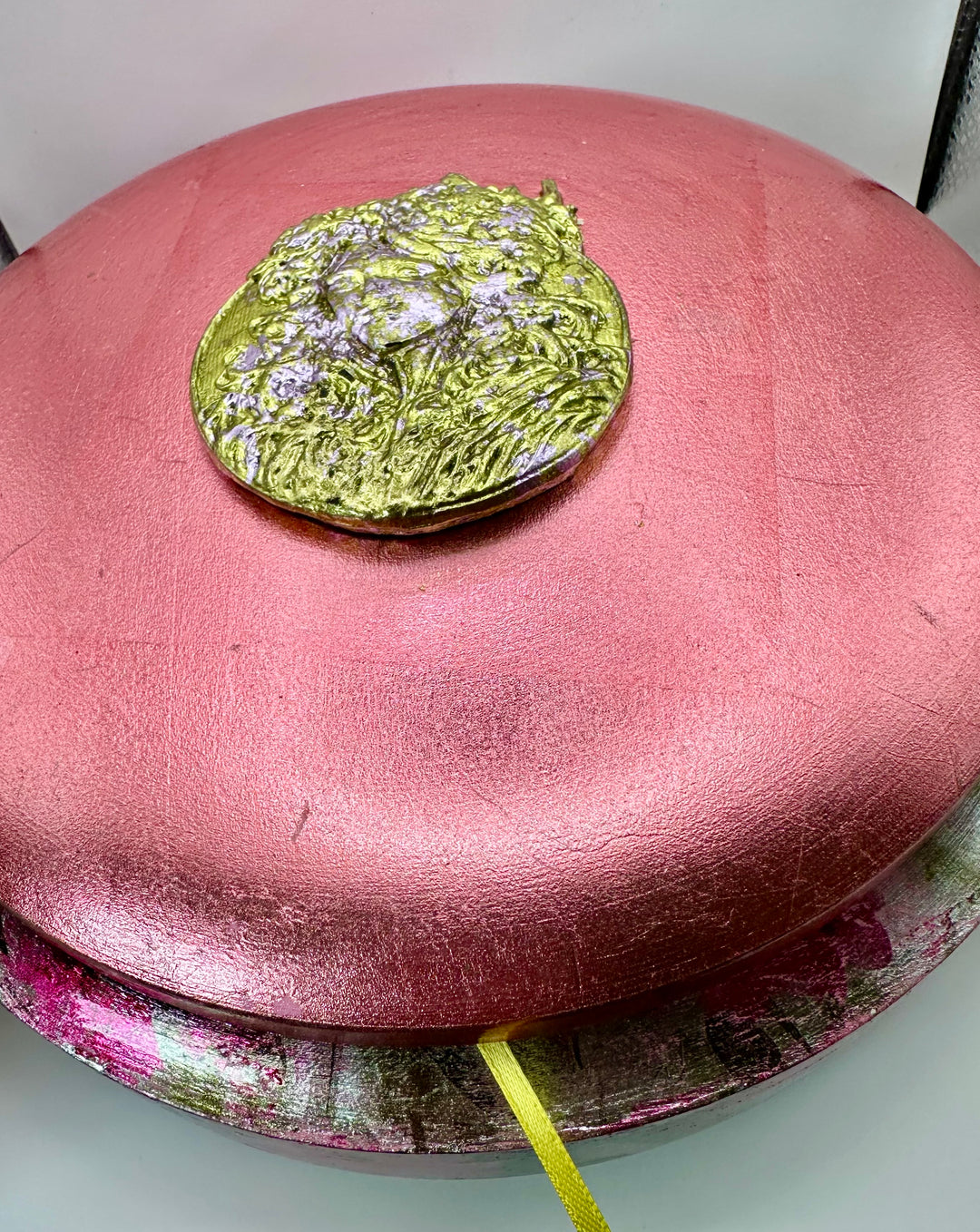 Pink Floral Medallion Box