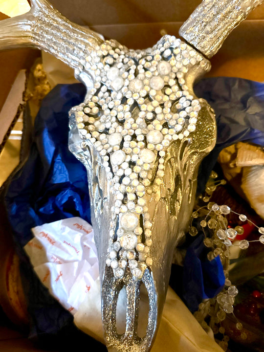 Gem Covered Deer Skull