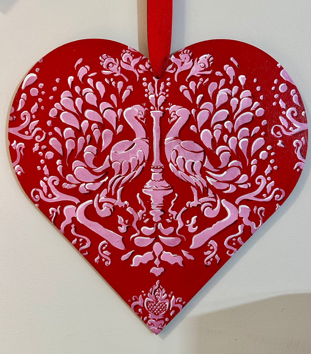 Wooden Heart Hanger