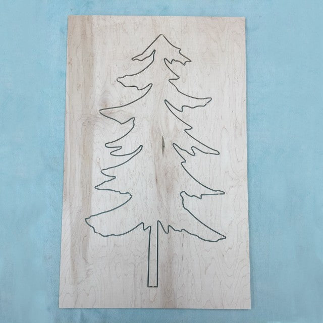 Pine Tree Set (cutout shape & frame)