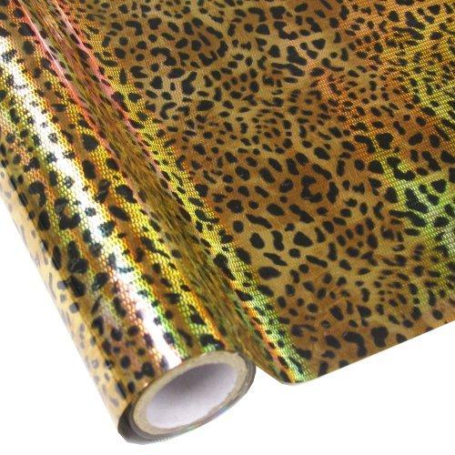 Holographic Gold Leopard Foil