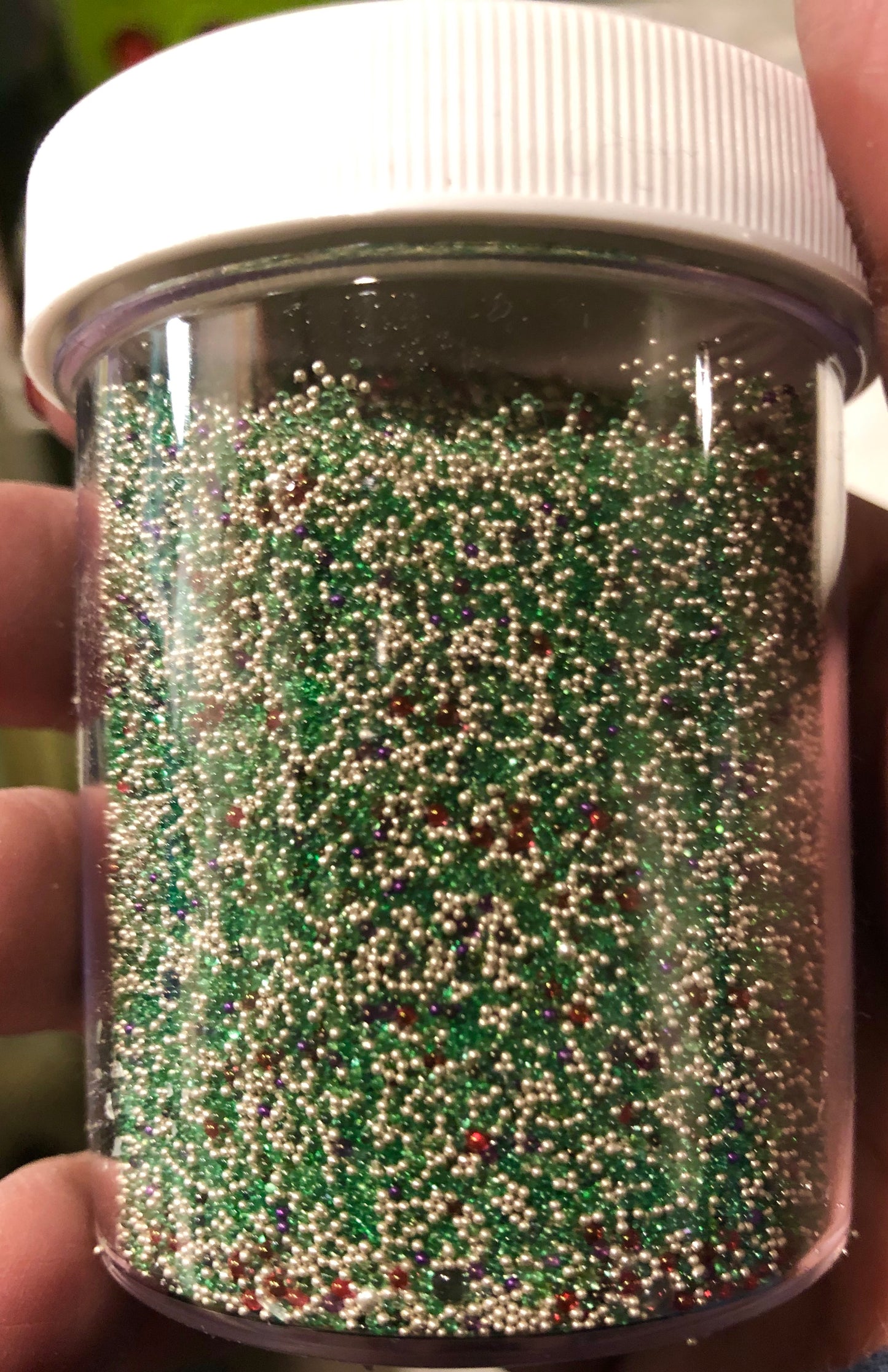 Mardi Gras Glass Beads