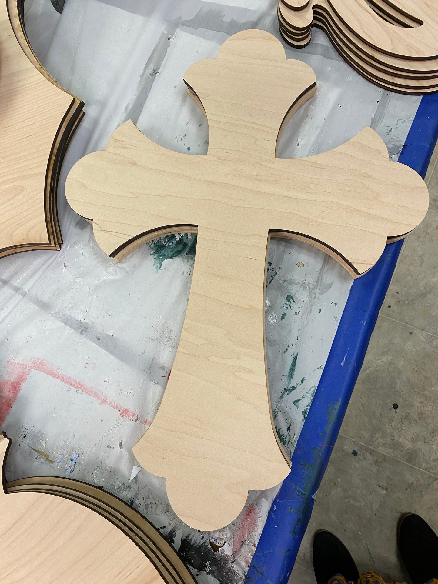 Cross Wooden Cutout