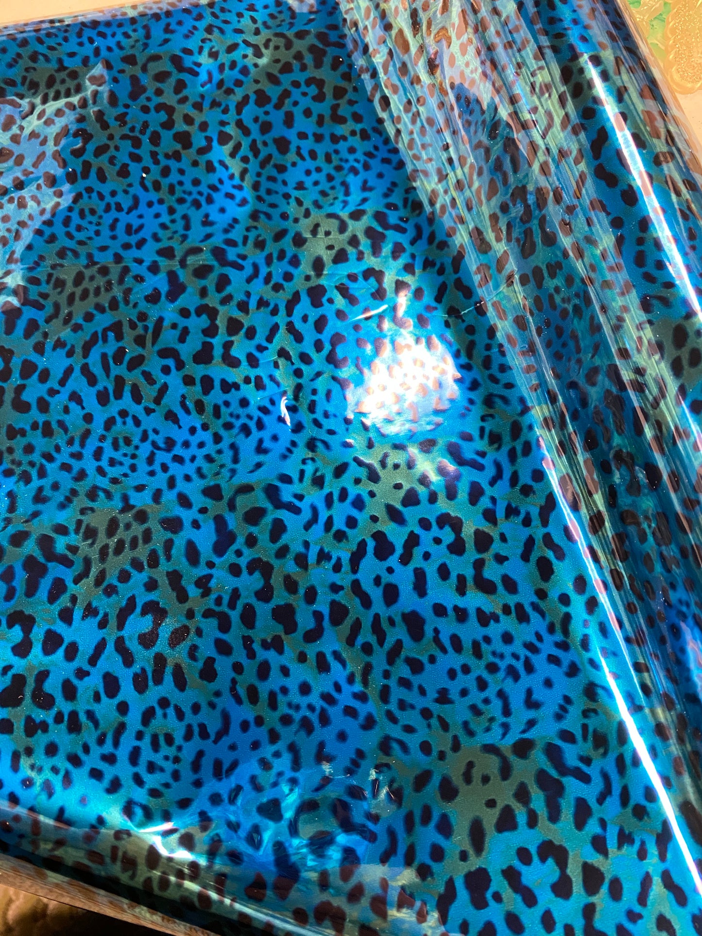 Blue/Teal Leopard