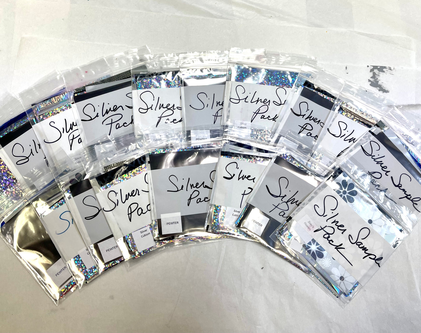 Silver Foil Sample Packs