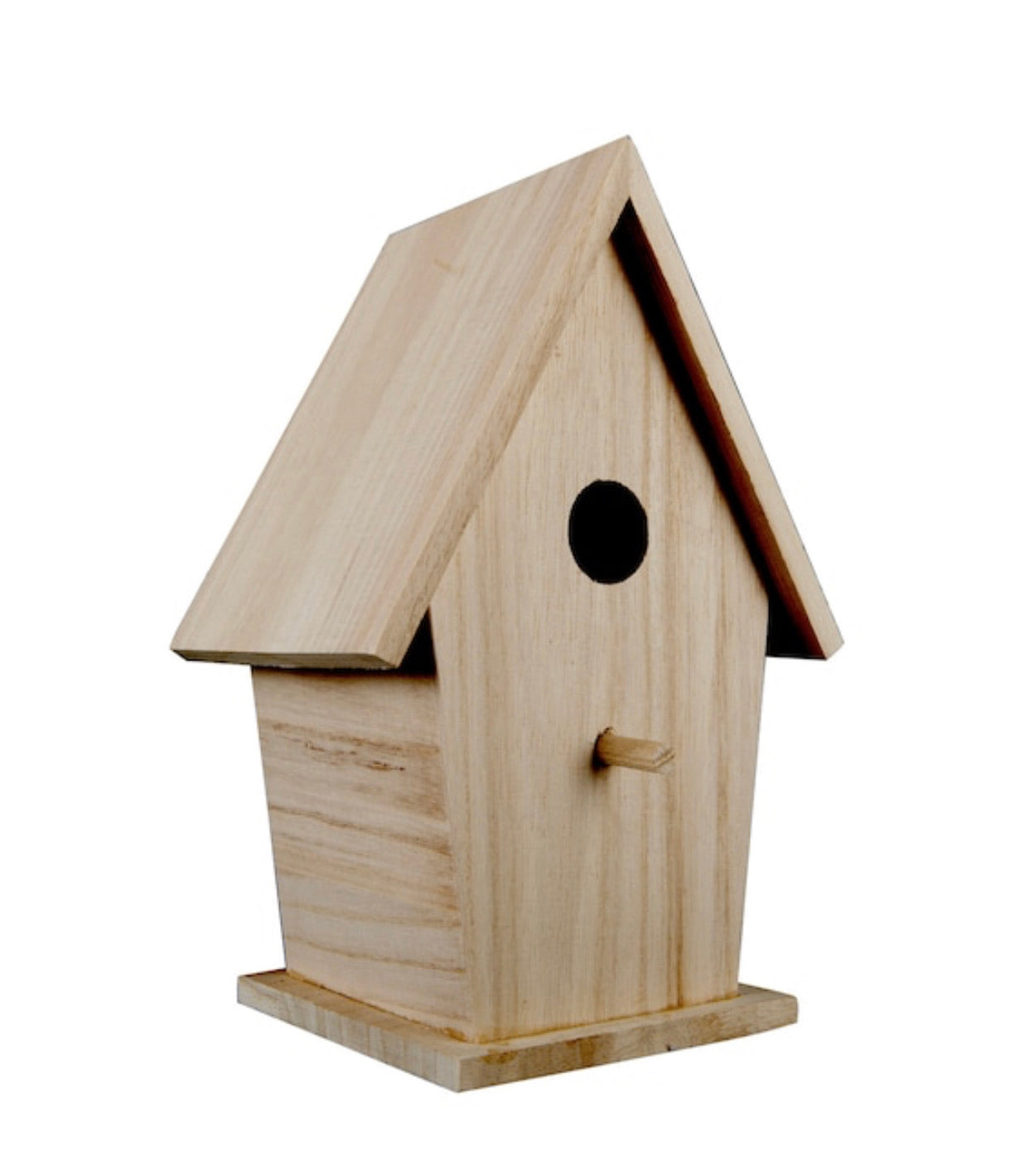 Paintable Raw Wood Birdhouses